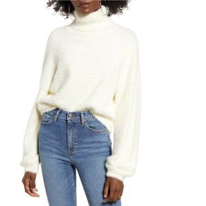 4SI3NNA Crop Turtleneck Sweater